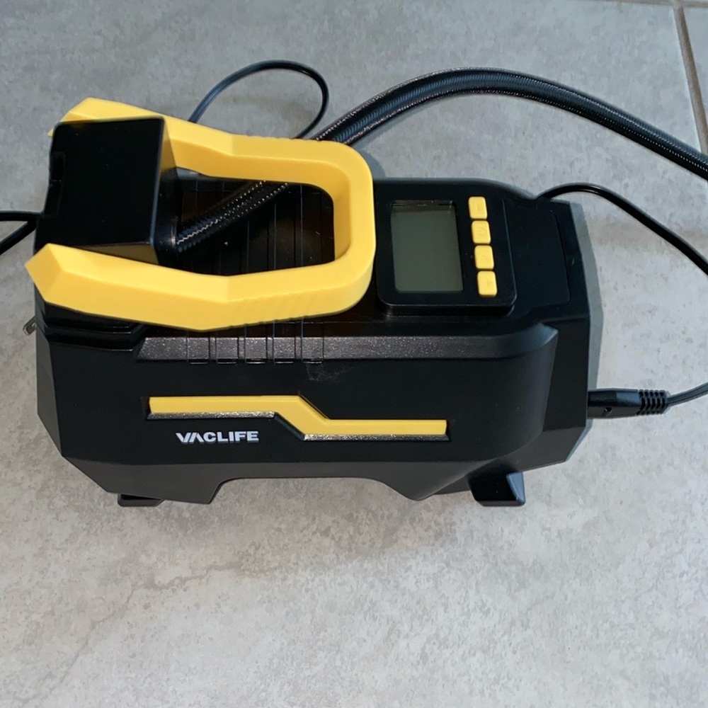 VacLife AC/DC 2-in-1 Tire Inflator -‎ Portable Air Compressor, Air Pump